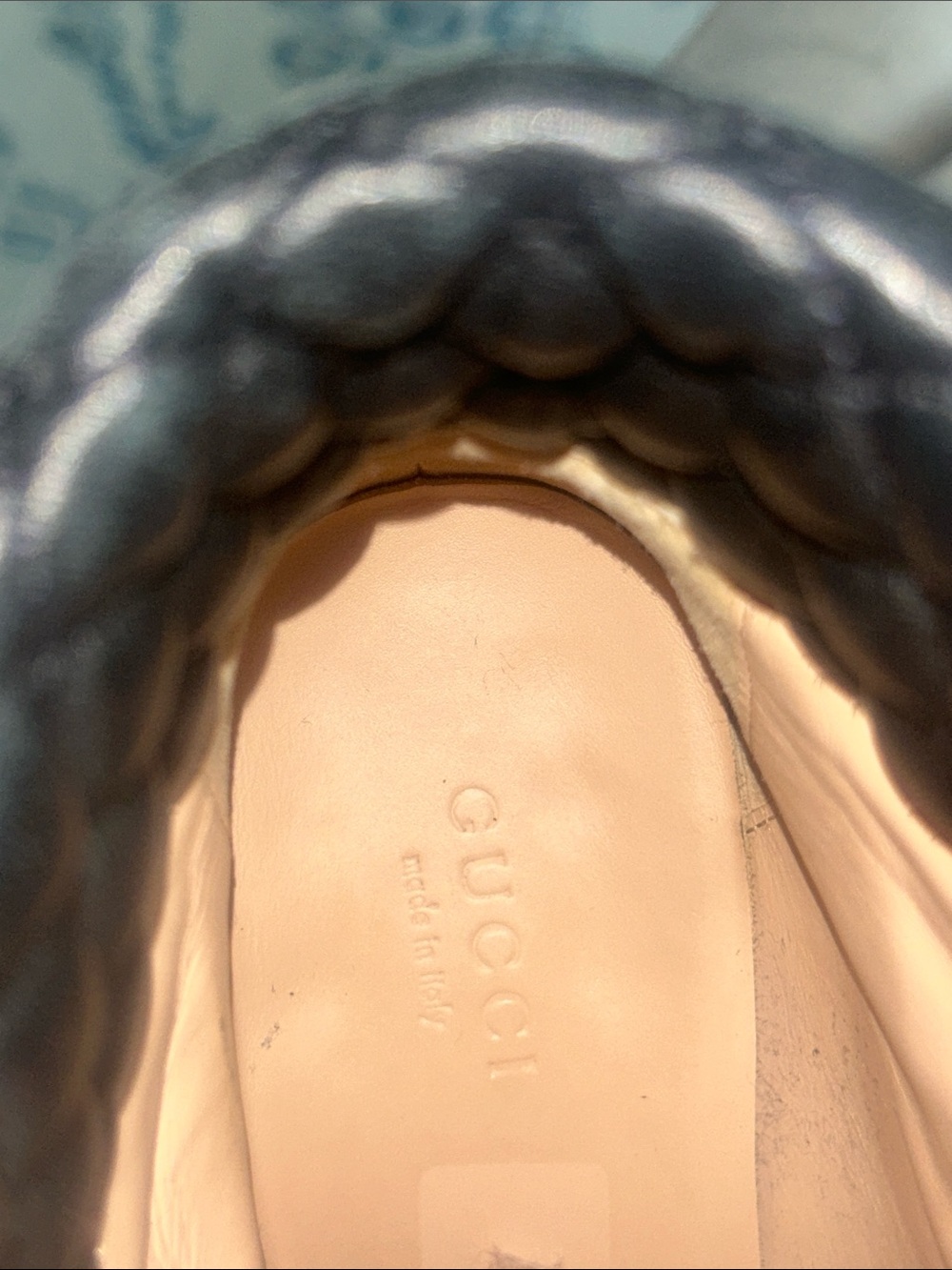 GUCCI GG Supreme Leather Combat Platform Boots - Picture 8 of 8